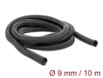 DELOCK Geflechtschlauch selbstschließend 10 m x 9 mm schwarz