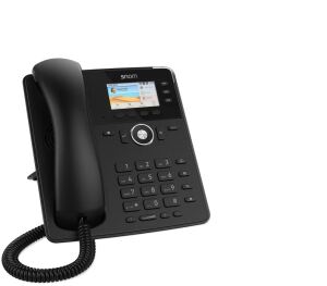 Snom Tischtelefon D717 IP-Telefon Schwarz 3 Zeilen TFT
