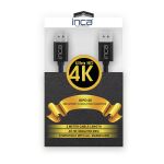 Inca IDPD-20 DisplayPort-Kabel 2 m Schwarz
