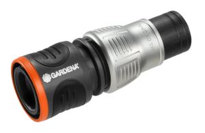 Gardena 18253-50 Anschlussteil für Wasserschlauch Schlauchanschluss Metall Schwarz, Orange, Silber 1 Stück(e)