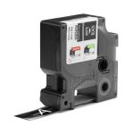 DYMO Rhino-Industrie-Vinyletiketten | 19 mm x 5,5 m | weiß auf schwarz | selbstklebendes Schriftband | für Rhino und LabelManager Beschriftungsgerät