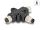 DeLOCK M8 T-Splitter A-kodiert 3 Pin 1 x Stecker zu 2 x Buchse Parallelschaltung