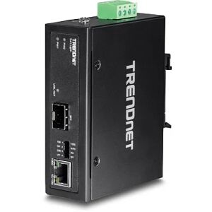 Trendnet TI-F11SFP Netzwerk Medienkonverter 1000 Mbit/s Schwarz