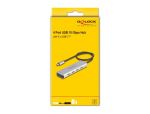 DeLOCK USB 10 Gbps USB Type-C Hub mit 4 x USB Type-C Buchse mit 35 cm Anschlusskabel