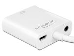 DELOCK HDMI Adapter micro D -> D-Sub15 St/Bu weiß