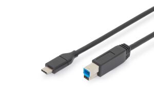 Digitus USB-C Anschlusskabel, USB-C - USB-B