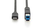Digitus USB-C Anschlusskabel, USB-C - USB-B