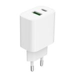 Gembird TA-UC-PDQC20-01-W Ladegerät für Mobilgeräte Universal Weiß AC Schnellladung Drinnen