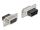 DELOCK D-Sub 9 Pin Crimp Buchse, Metall, 4 Stück