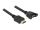 DELOCK HDMI Kabel Ethernet A -> A St/Bu 1.00m Einbau