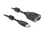 DELOCK USB Typ-A zu Seriell DB9 Adapter mit 9 LED RS-232 tes