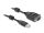 DELOCK USB Typ-A zu Seriell DB9 Adapter mit 9 LED RS-232 tes