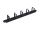 Equip Kabelmanagement-Panel 1HE mit 5 Metallhalterungen, Schwarz