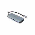 DICOTA D32062 Schnittstellen-Hub USB Typ-C Silber
