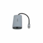 DICOTA D32062 Schnittstellen-Hub USB Typ-C Silber