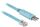 DeLOCK Adapter USB 2.0 Typ-A Stecker > 1 x Seriell RS-232 RJ45 Stecker 2,0 m blau