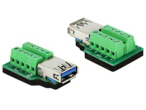 DELOCK Adapter Terminalblock 10Pin -> USB3.0 Buchse