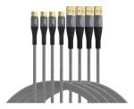 EFB Elektronik USB-AC-00005 USB Kabel USB 2.0 USB A USB C 0,48 Gbit/s 60 W Schwarz, Grau