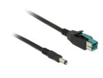 DELOCK PoweredUSB Kabel 12V St > DC 5.5x2.1mm St 1.0m