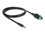 DELOCK PoweredUSB Kabel 12V St > DC 5.5x2.1mm St 1.0m