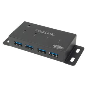 LogiLink UA0149 Schnittstellen-Hub 5000 Mbit/s Grau