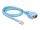 DeLOCK Adapter RS-232 DB9 Stecker zu 1 x Seriell RS-232 RJ45 Stecker 1 m
