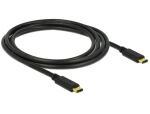 USB Kabel Delock C -> C St/St 2.00m schwarz