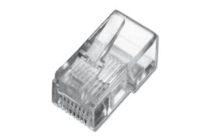 Digitus Modularstecker für Rundkabel, Pass through Stecker