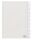 Durable 6821-19 Numerischer Registerindex Transparent
