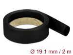 DELOCK Schrumpfschlauch 2 m x 19,1 mm schwarz