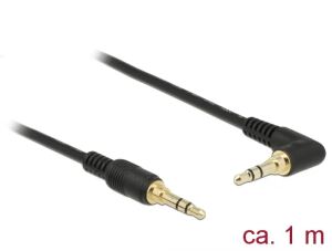 DeLOCK 85566 Audio-Kabel 1 m 3.5mm Schwarz