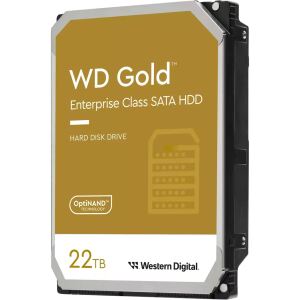 Western Digital Gold Interne Festplatte 22 TB 7200 RPM 512 MB 3.5" Serial ATA III