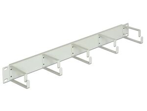 DELOCK 19" Kabelmanagement 1HE grau