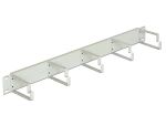 DELOCK 19" Kabelmanagement 1HE grau