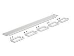 DELOCK 19" Kabelmanagement 1HE grau