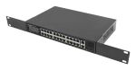 Lanberg RSFE-24P-2C-250 Netzwerk-Switch Unmanaged Gigabit Ethernet (10/100/1000) Power over Ethernet (PoE) 1U Schwarz