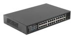 Lanberg RSFE-24P-2C-250 Netzwerk-Switch Unmanaged Gigabit Ethernet (10/100/1000) Power over Ethernet (PoE) 1U Schwarz