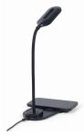 Gembird TA-WPC10-LED-01-MX Tischleuchte Schwarz, Weiß