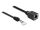 DeLOCK Kabel RJ45 Buchse zu Pfostenbuchse 2,00 mm 8 Pin Cat.5e 23 cm schwarz