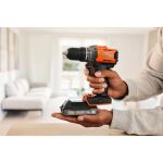 Black & Decker BCD382D1XK-QW Bohrmaschine Orange