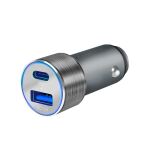 LogiLink PA0252 Ladegerät für Mobilgeräte Universal Grau Zigarettenanzünder Schnellladung Auto