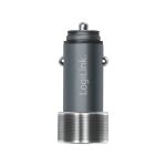 LogiLink PA0252 Ladegerät für Mobilgeräte Universal Grau Zigarettenanzünder Schnellladung Auto
