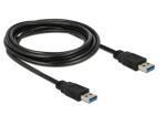 USB Kabel Delock USB3.0 A -> A St/St 3.00m schwarz