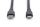 Digitus Lightning Silikon Anschlusskabel, USB-C - Lightning, 2m, schwarz
