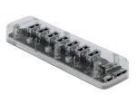 DELOCK HUB USB 3.0 7Port 2xTyp-Micro-B 7xTyp-A Bu ext trans.