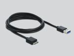 DELOCK HUB USB 3.0 7Port 2xTyp-Micro-B 7xTyp-A Bu ext trans.