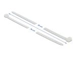 DELOCK Kabelbinder L 760 x B 8,8 mm 10 Stück weiß