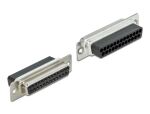 DeLOCK D-Sub 25 Pin Buchse zu RJ45 Buchse Montagesatz grau