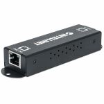 Intellinet Gigabit High-Power PoE+ Extender, IEEE 802.3at/af Power over Ethernet (PoE+/PoE), Metall