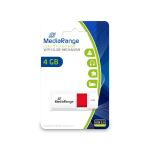 MediaRange MR970 USB-Stick 4 GB USB Typ-A 2.0 Rot, Weiß
